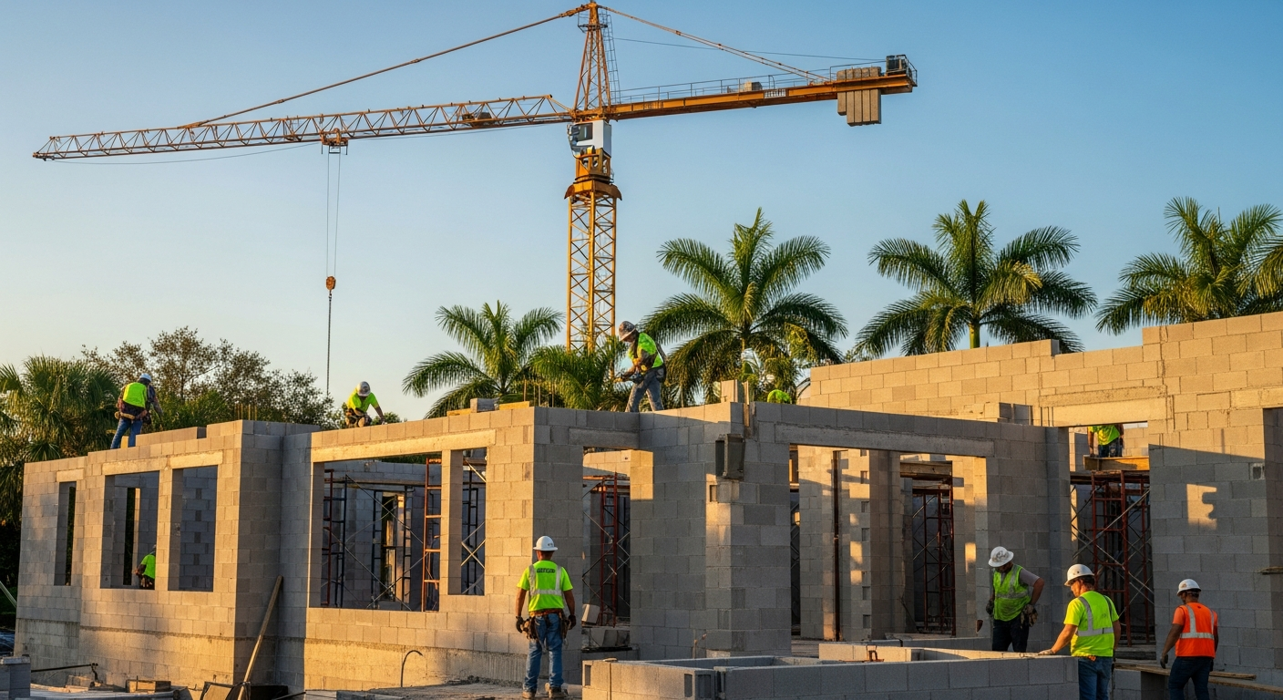 Residential construction in Florida by MG Professional LLC